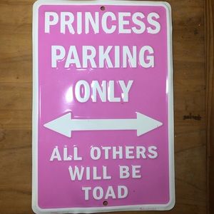 Decorative princess sign